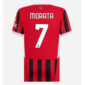 AC Milan Alvaro Morata #7 Hemmatröja Dam 2024-25 Kortärmad